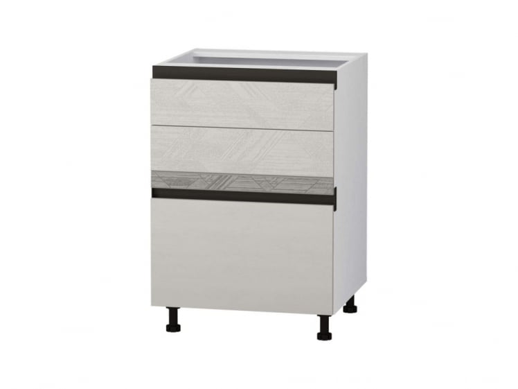 Напольный шкаф (3 ящика с метабоксами) Бостон 104.66_0