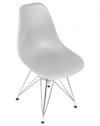 Стул обеденный ДОБРИН ДСР (ножки хром, цвет светло-серый (ГР-01)) 4 шт / DOBRIN DSR (GR-01))_7