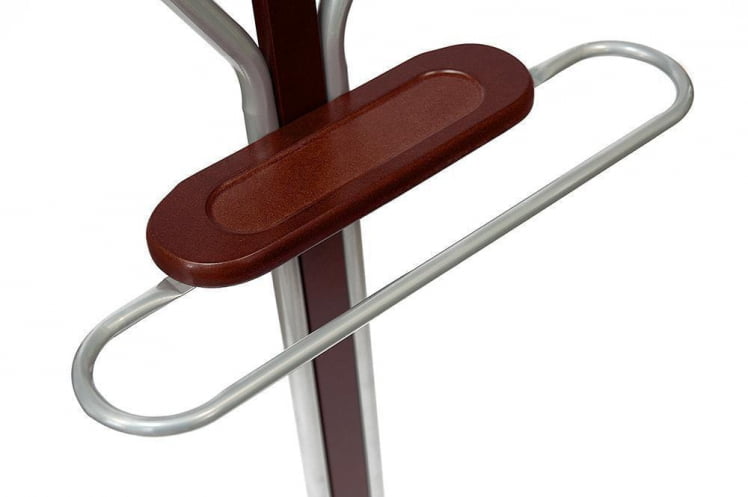 Вешалка CH-4089 дерево/хромированный металл, 48*28*108 см, cherry (вишня)_2