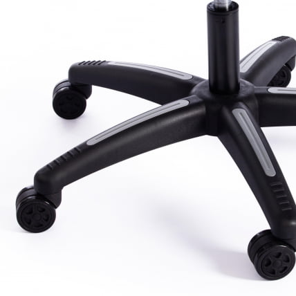 Кресло офисное BAZUKA кож/зам, черный/черный перфорированный/коричневый, 36-6/36-6/06/36-36_13