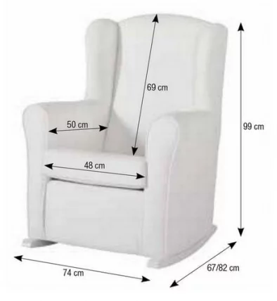 Кресло-качалка Micuna Wing/Nanny natural/grey_1