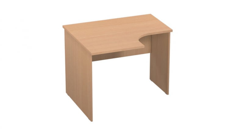 Стол компьютерный угловой Р.РС-10 (левый) Дуб Сонома светлый_0