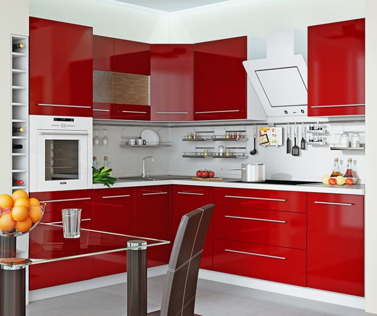 Кухонный гарнитур Ассорти № 2 Вишня_0