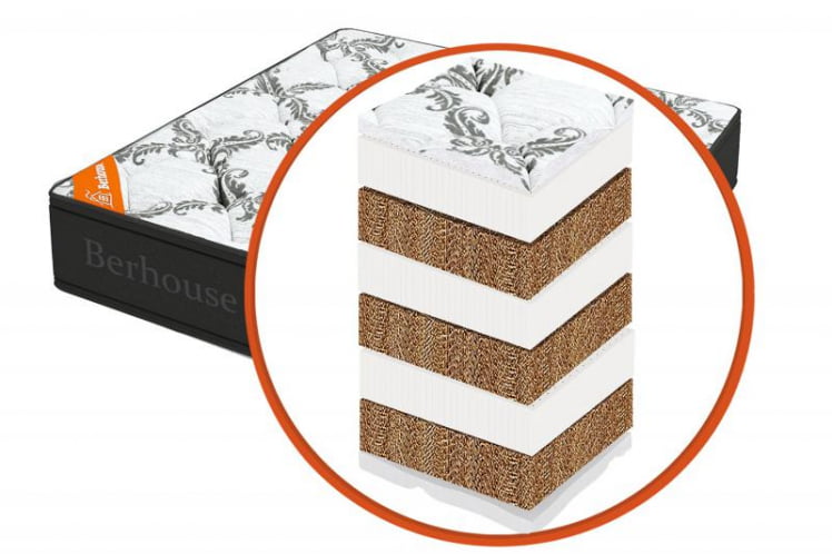 Матрас Imperial Suite латекс-кокос Gray Night (Berhouse) Размер: 2000х2000 мм _0