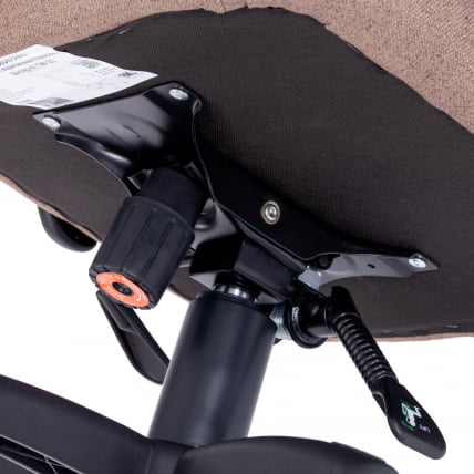 Кресло DUKE ткань, коричневый/бронзовый, фостер 4/TW-21_4