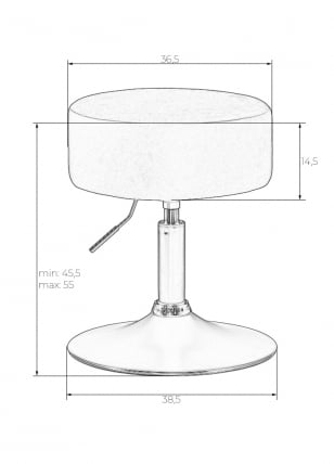 Пуф DOBRIN DANNY (серый PU)_3