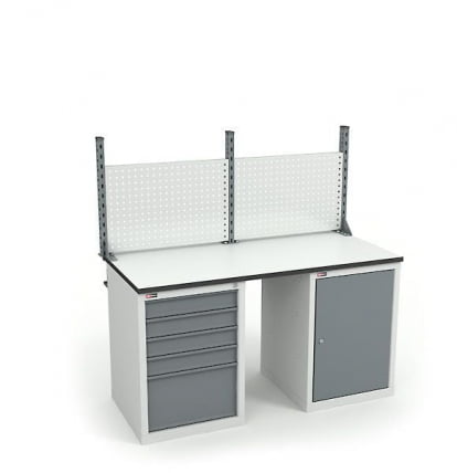 Верстак ВЛ-150-07 ESD + Экран ВC-150-Э1 ESD_0