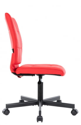 Кресло для персонала Everprof EP-300 Экокожа Красный_1