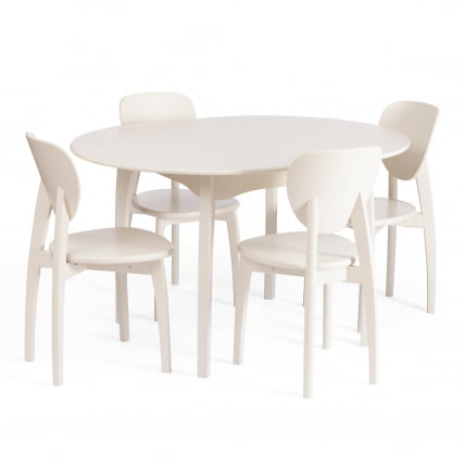 Стул DIAMANTE жесткое сидение бук, 42 х 42 х 85 см, ivory white_8