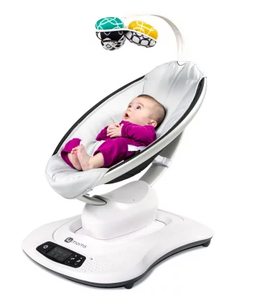 Электронное кресло-качалка 4Moms Mamaroo 4.0 Графитовый меш_4