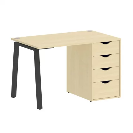 Стол письменный HOME OFFICE VR.SP-3-118.4.A Клен/Антрацит металл_0