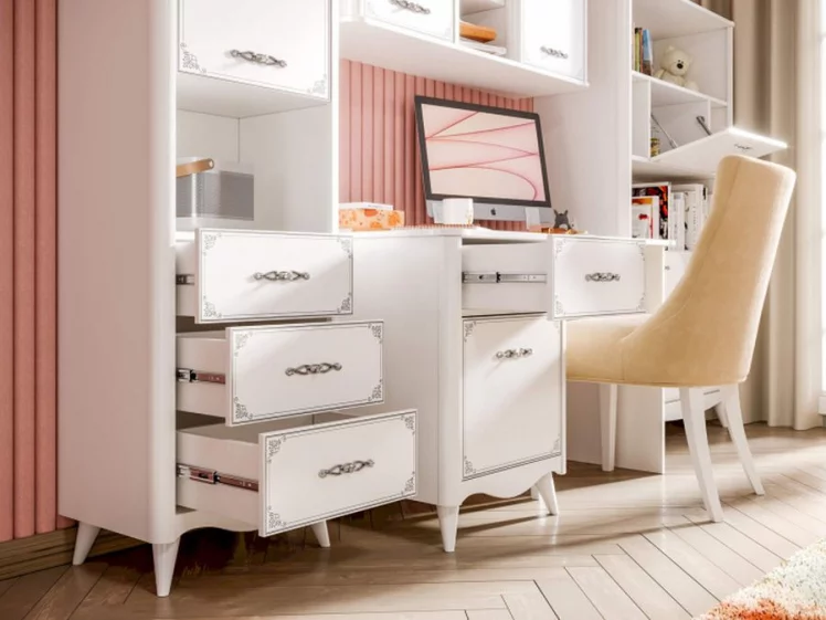 Комплект мебели для детской Элис №2 Белый_3