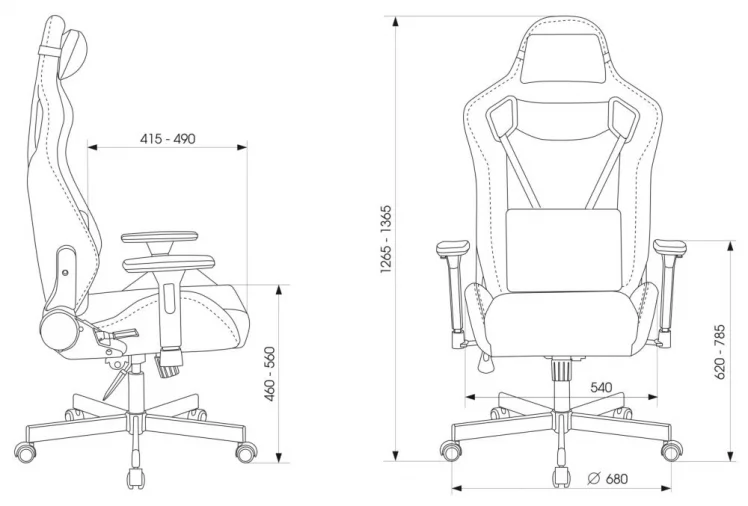 Геймерское кресло Knight Outrider LTD_21