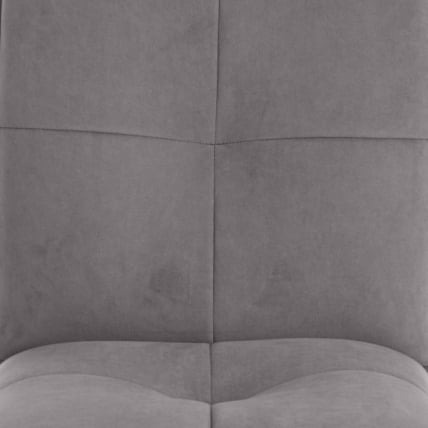 Стул обеденный Sweet велюр, серый/черный, 29, 46х55х88_8