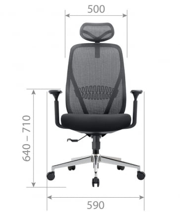 Кресло руководителя CHAIRMAN 585 Черный_3