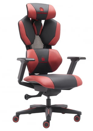 Кресло геймерское Everprof Tiger Экокожа Красный_0