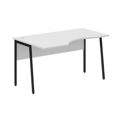 Стол эргономичный левый IMAGO Plus СА-2P(Л) Белый Черный_0