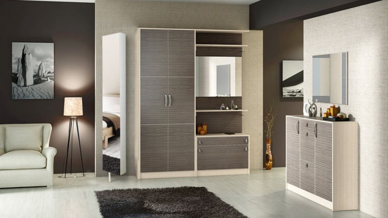 Поворотный зеркальный шкаф Lupo Белый_2