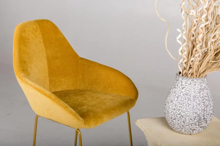 Стул барный Kent (Б) Желт/Линк Золото_3