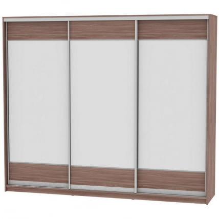 Шкаф-купе B-230х270х60-3(ЯШТ-D8D8D8)_0