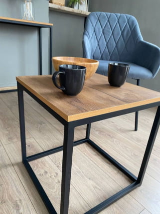 Стол журнальный Тип 1  450*450*450мм Дуб Вотан_0