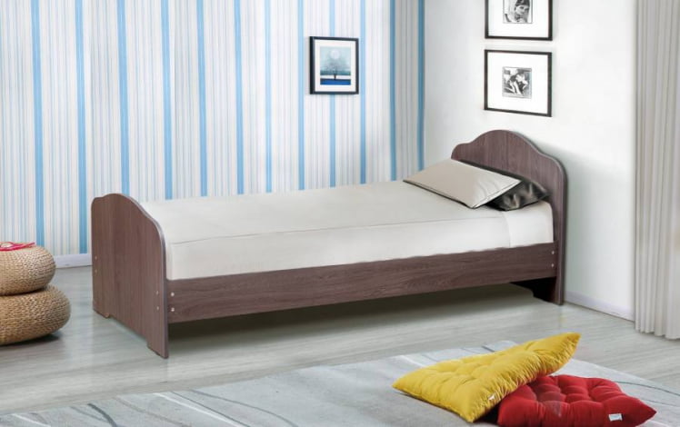 Кровать на уголках №1 900*1900 Ясень Анкор темный_0