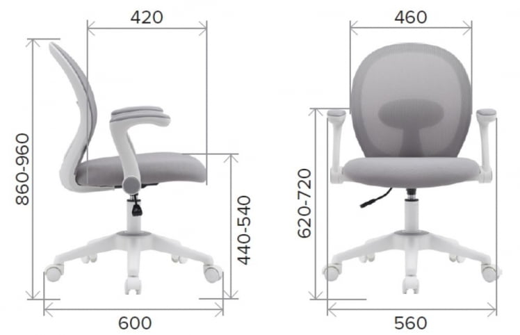 Детское кресло Everprof Flip Ткань Серый_6