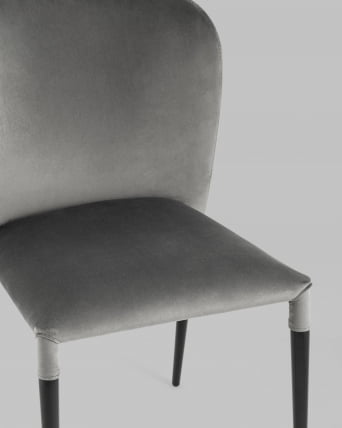 Стул для кухни Лори велюр Серый_7