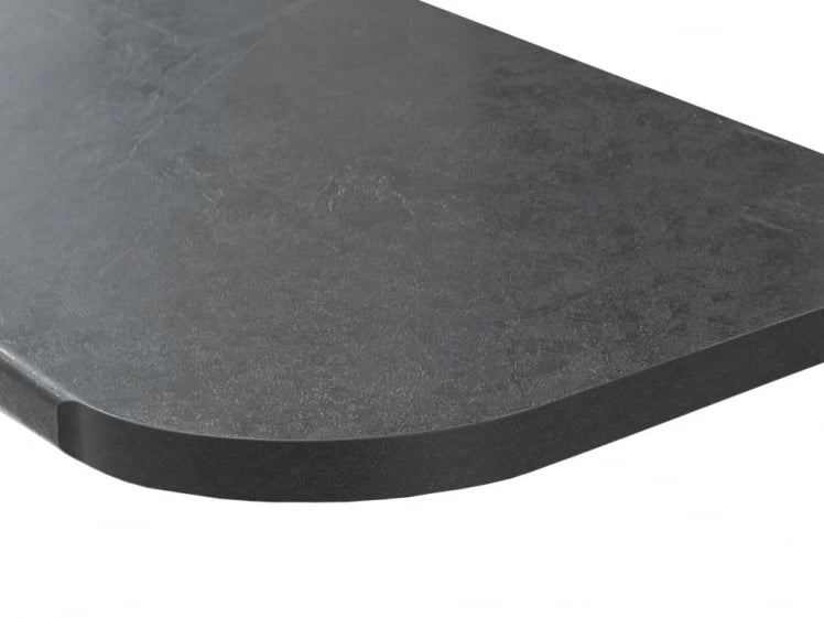 Столешница ПФР2 16.150 Луна (правая радиусная) 1500 мм Черный_0