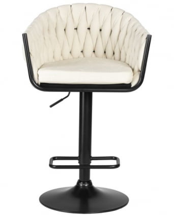 Стул барный DOBRIN LEON (кремовая ткань (LAR 275-33)) 2 шт_5