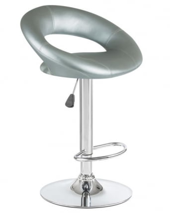 Стул барный DOBRIN MIRA (серебряный) 2 шт_2