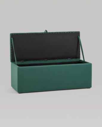 Пуф с крышкой Нильсон 2 велюр Зеленый_6