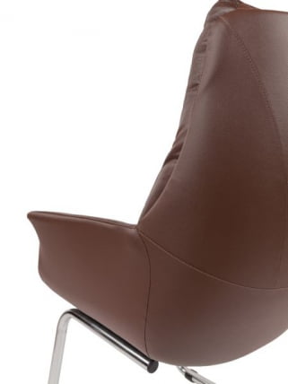 Конференц-кресло CHAIRMAN 524, натуральная кожа/экокожа, коричневый_8
