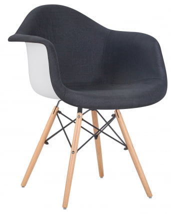 Стул обеденный DOBRIN DAW ROSS 012 Черная ткань_0