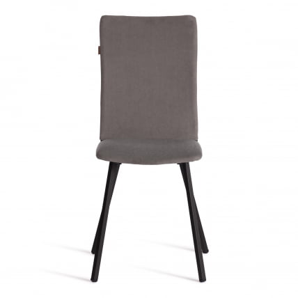 Стул обеденный La Rousse велюр, серый/черный, 29, 49х50х93_3