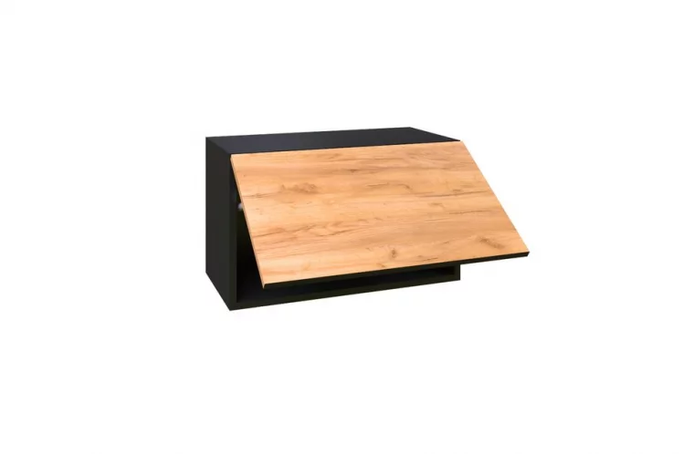 Шкаф кухонный 600 горизонтальный Шервуд ЛД 281.710.000.044 Черный Дуб золотой_1