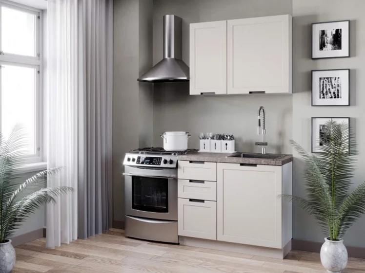 Шкаф кухонный 600 Джамис ЛД 296.350.000.104 Белый Кашмир_2