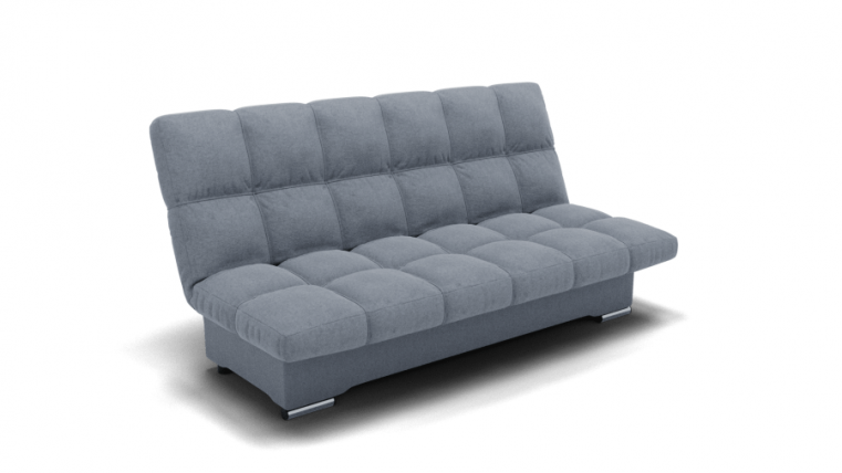 Диван Финка (ЗР) Цвет фасада: Серый; Тип: Прямой; Материал фасада: Металл/Велюр_0