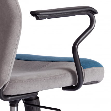 Кресло AVIATOR флок, ткань , синий/серый/серый, 32/29/W2-1_6