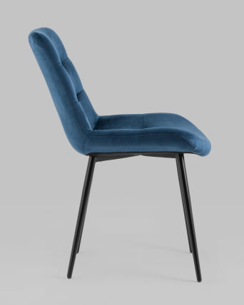 Стул Остин велюр Пыльно-синий_3