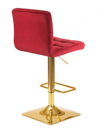 Стул барный DOBRIN GOLDIE (бордовый велюр (MJ9-43)) 2 шт_4