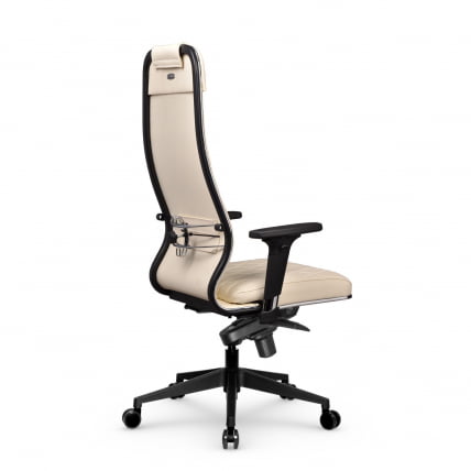 Кресло руководителя Мetta L 1m 40M/2D Infinity Easy Clean (MPES) Комплект 4 Молочное_3