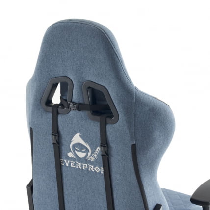 Кресло геймерское Everprof Ghost Ткань Синий_13