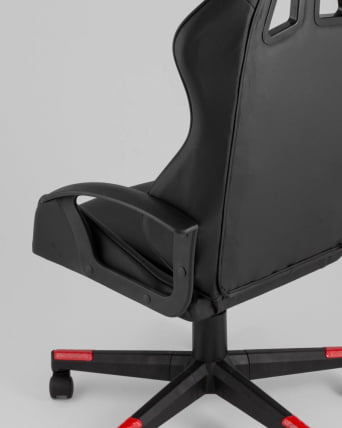 Кресло спортивное TopChairs Warden черно-красный_7