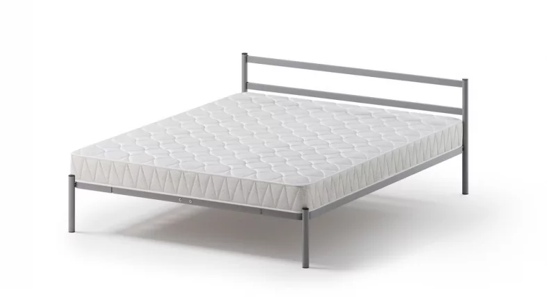 Кровать Метта 1400x2000 Серая_1