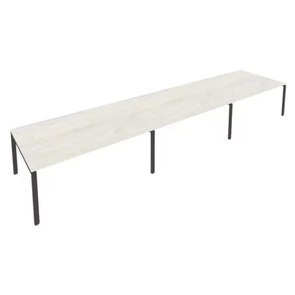 Переговорный стол (3 столешницы) Metal System Б.ПРГ-3.5 Наварра/Антрацит_0