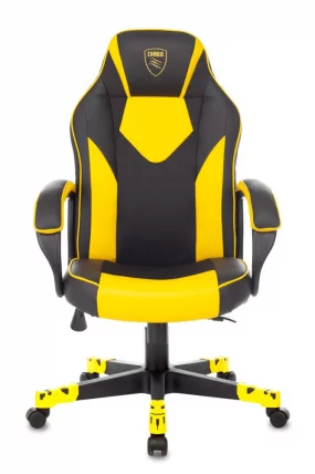 Геймерское кресло Zombie GAME 17 Черный-желтый_1