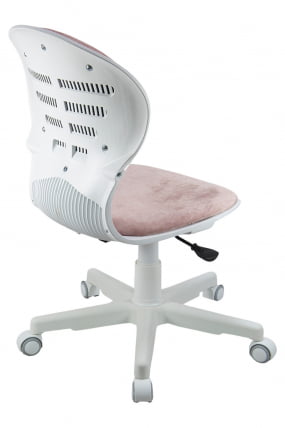 Кресло 1139 FW PL White велюр Bliss 08 розовый_2