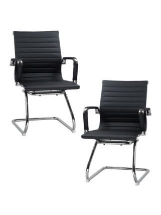 Офисное кресло для посетителей DOBRIN CODY (черный) 2 шт_0