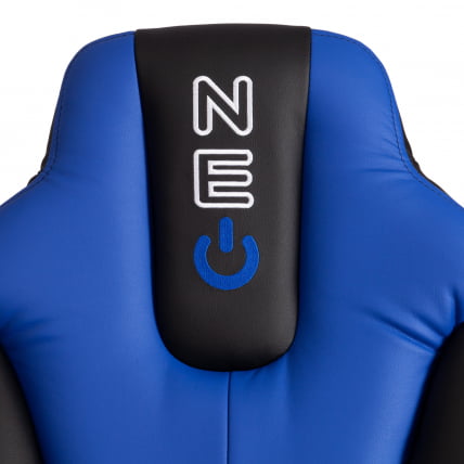 Кресло NEO 2 (22) экокожа Черный/синий 36-6/36-39_7